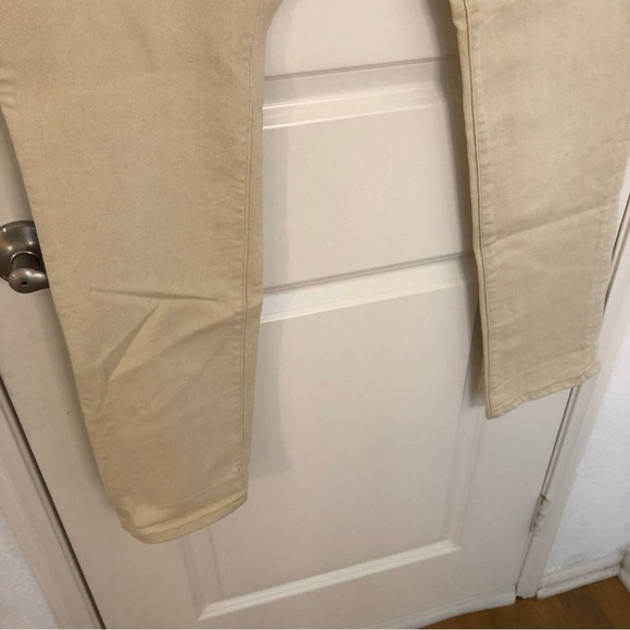 NWT New Scotch & Soda Amsterdam skim Regular 36 Slim Fit Jeans Beige cream $149 - Picture 4 of 16